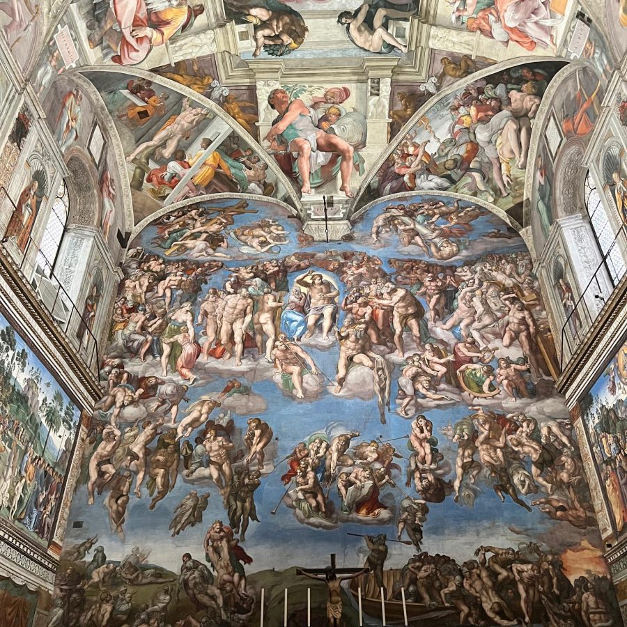Das Jüngste Gericht Michelangelo Sixtinische Kapelle