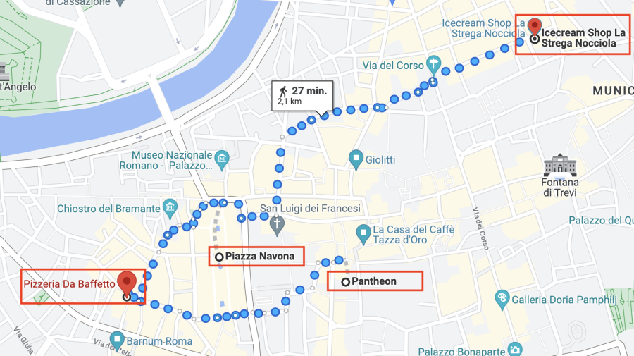 Wochenende Rom Samstag Abend