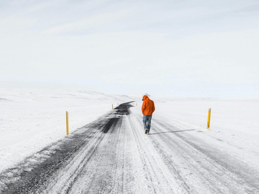 Autofahren im Winter in Island