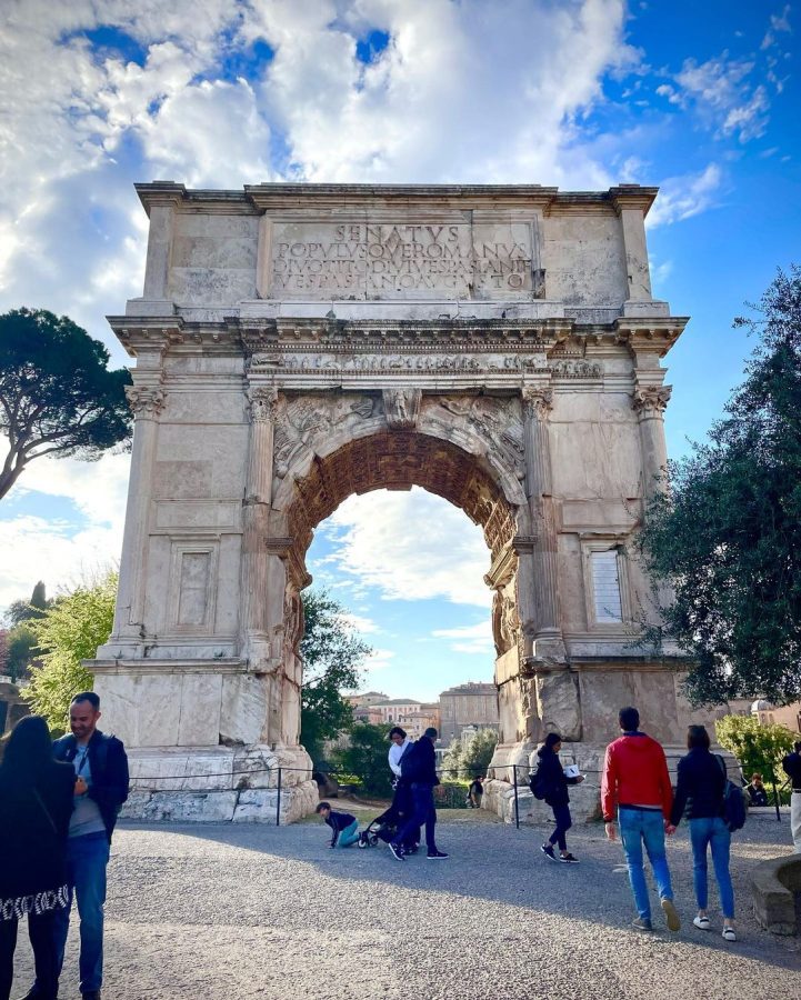 Bogen des Titus Forum Romanum Rom