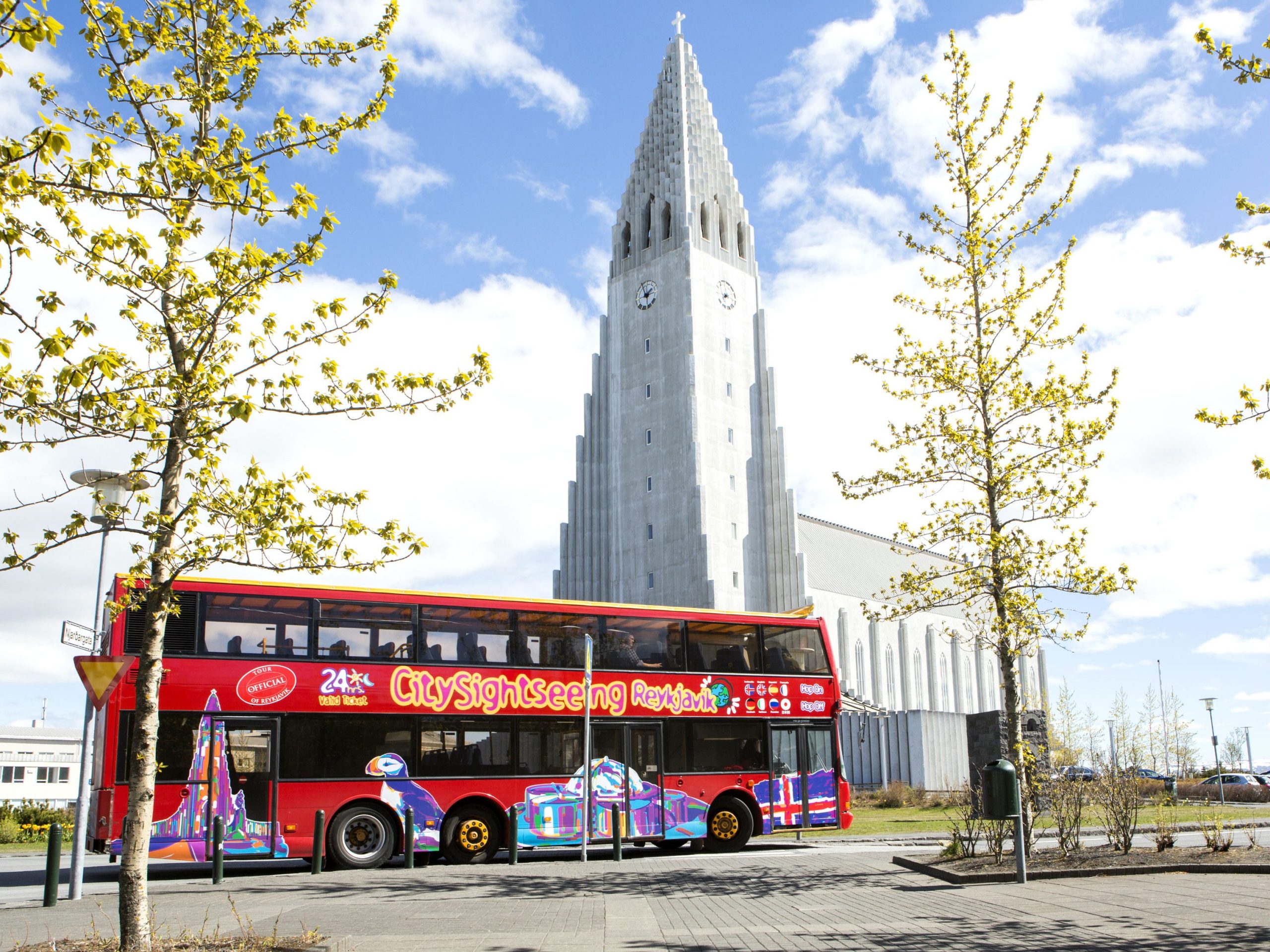 Hop on hop off Bus in Reykjavik