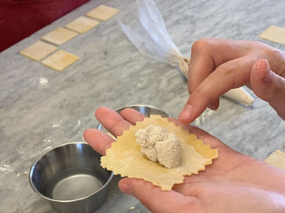 Pasta zubereiten in Rom