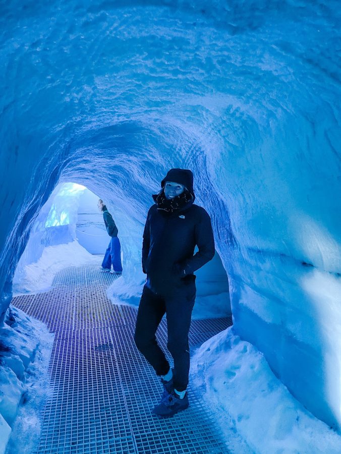 Blick auf das Perlan Museum in Reykjavik