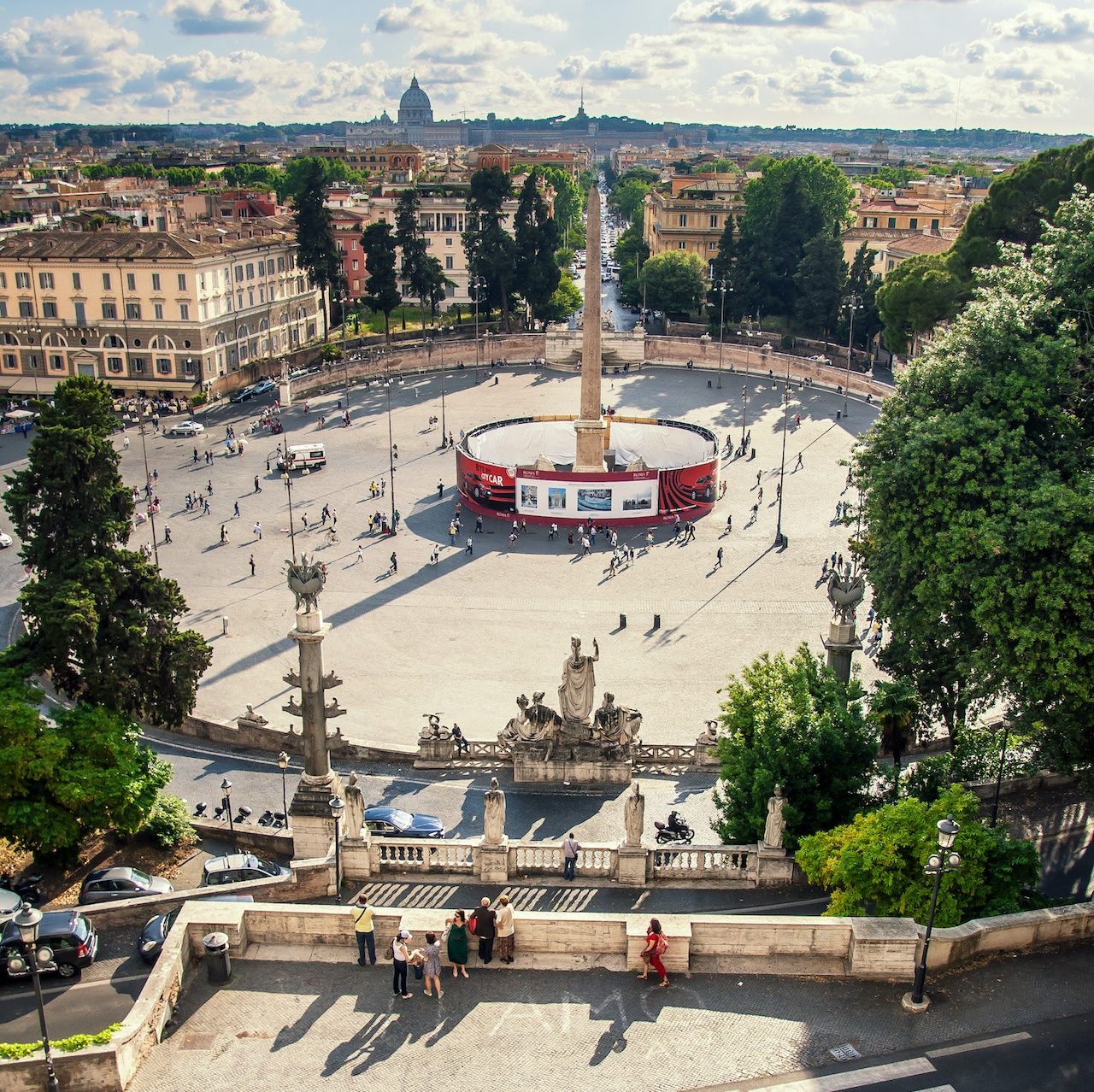 Top Sehenswürdigkeiten piazza del popolo Rom