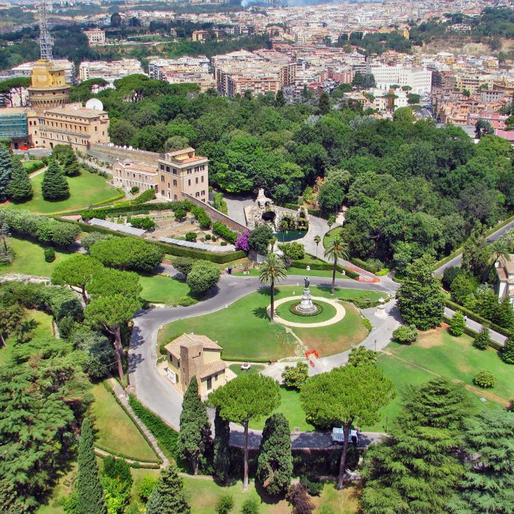 Vatikanische Gärten Vatikanstadt Rom Sehenswürdigkeiten