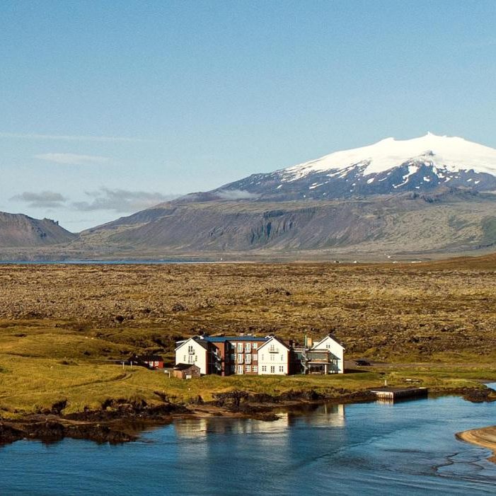 Hotel in Island Búdir auf Snæfellsnes