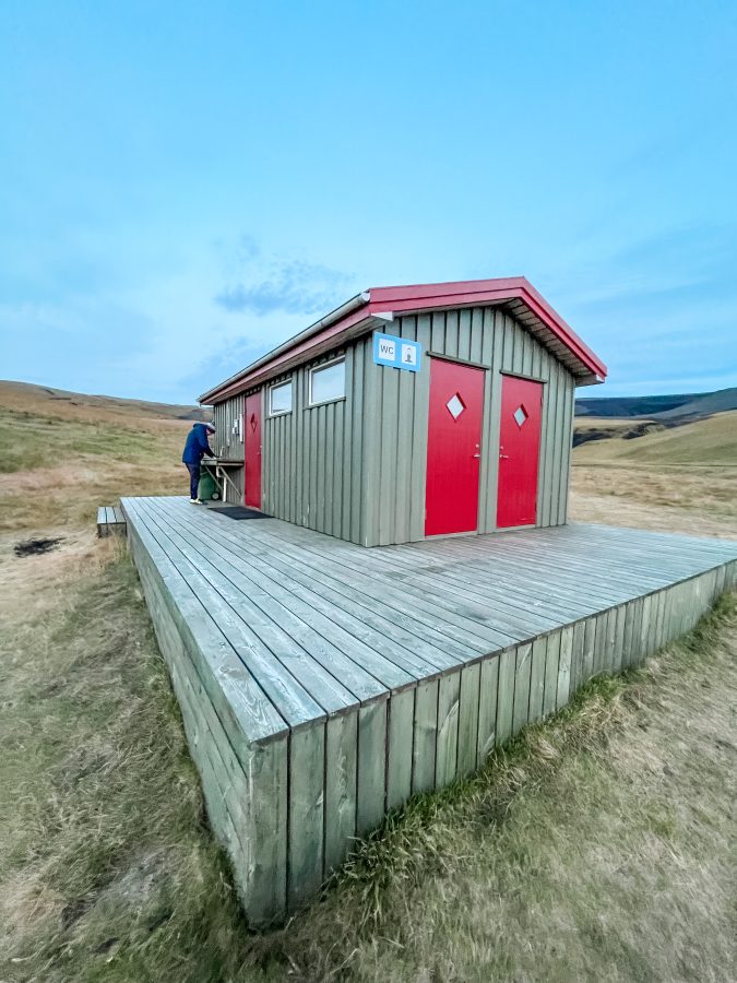 Campingplatz Afangagil Island