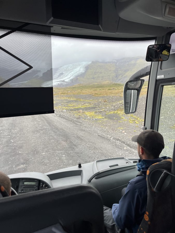 Bus naar de gletsjer