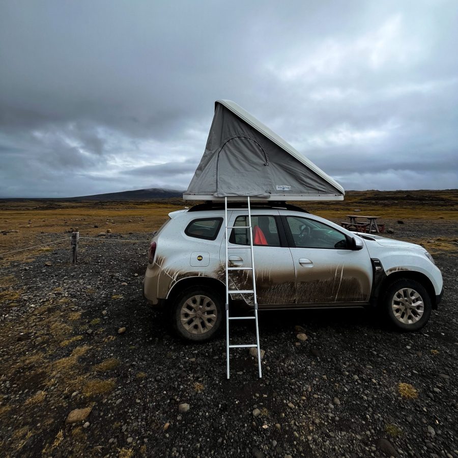 Camping bei Hveravellir in Island