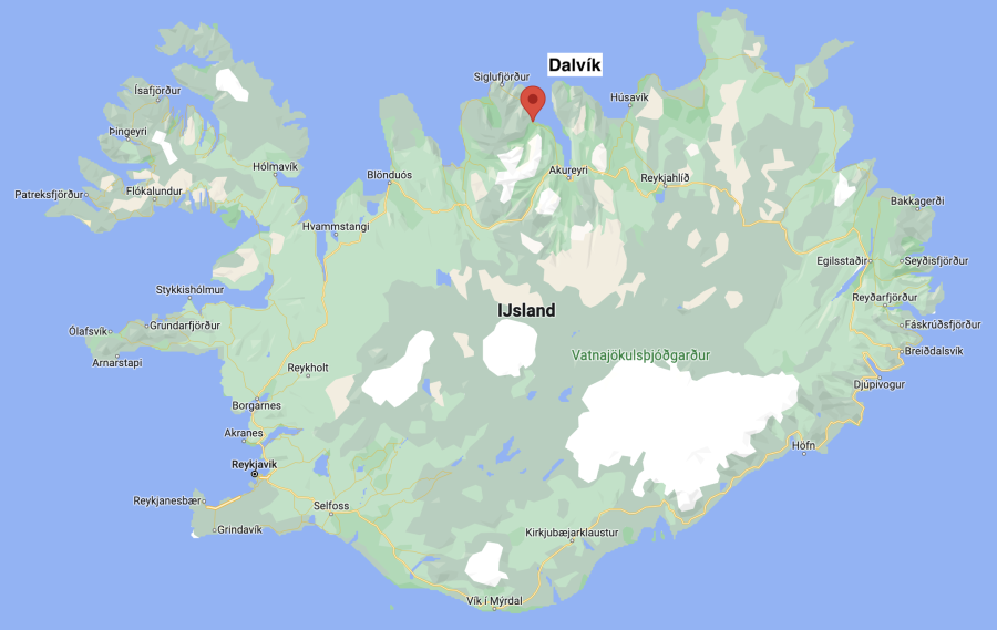 Dalvik Landschaft im Herbst