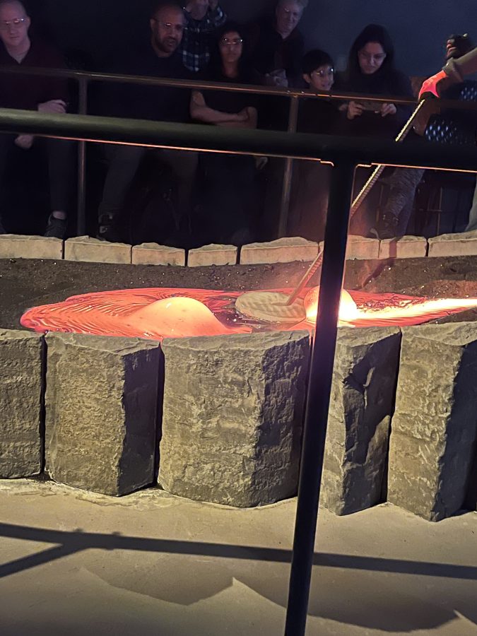 Eis auf der Lava Show Vik