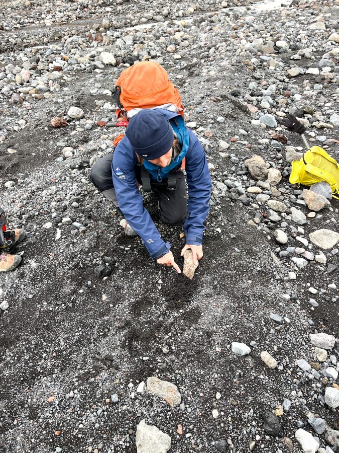 Erklärung, wie ein Gletscher funktioniert