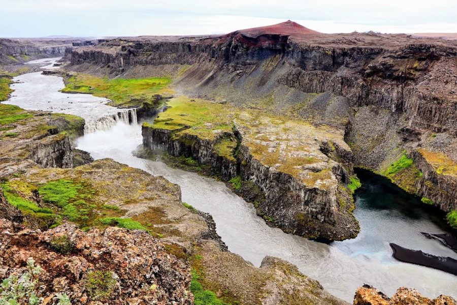 Hafragilsfoss Waterval
