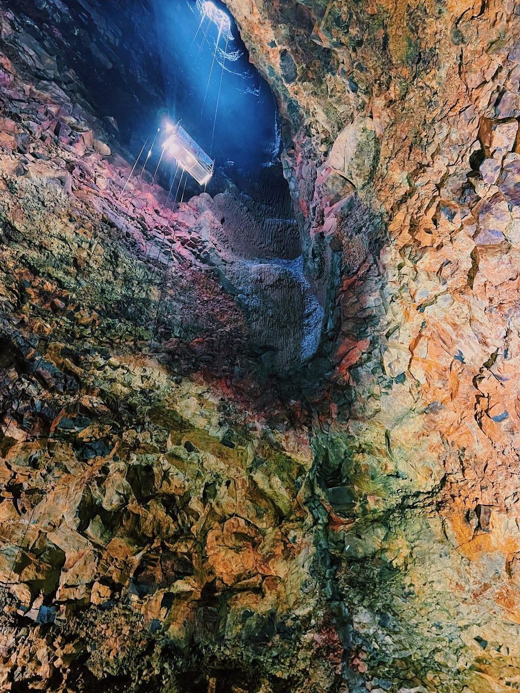 Im Vulkan Reykjanes binnen