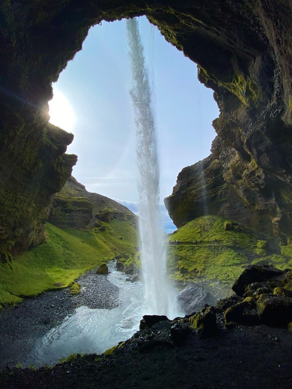 Kvernufoss Wasserfall Island