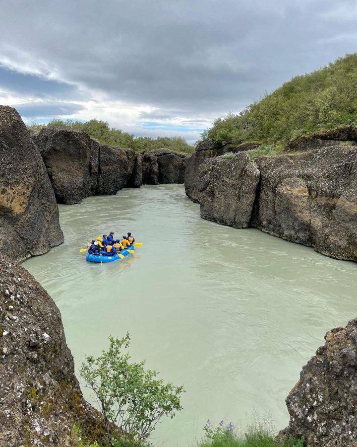 Raften entlang des Golden Circle