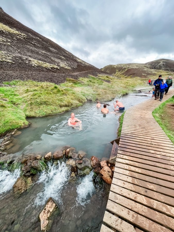 Reykjadalur heiße Quelle Island