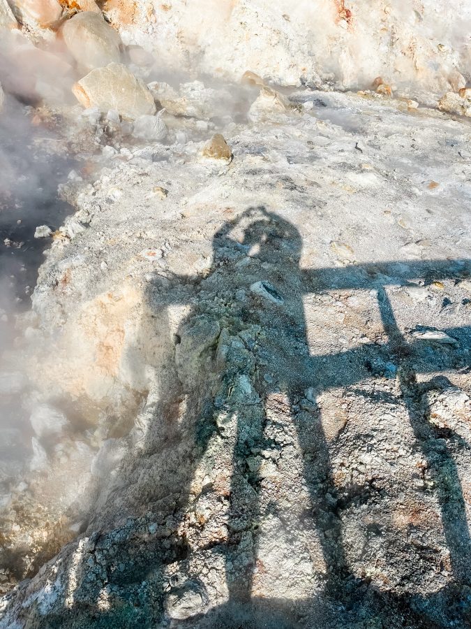 Heißes Quellgebiet in Island