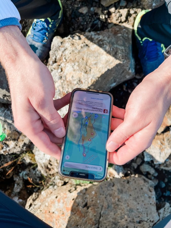 Wandeling vulkaan IJsland